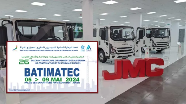 JMC Motors Algérie participe au Salon International BATIMATEC 2024
